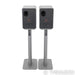 KEF LS50 Meta Bookshelf Speakers; Titanium Grey Pair w/ S2 Stands