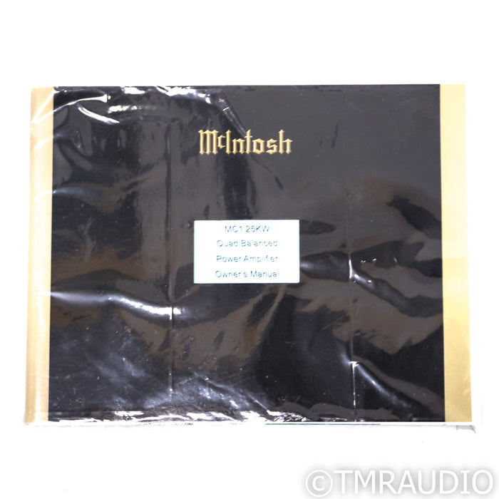 McIntosh MC1.25KW Mono Power Amplifiers; Pair