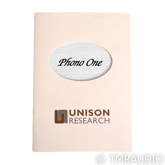 Unison Research Phono One v2 Tube Phono Preamplifier