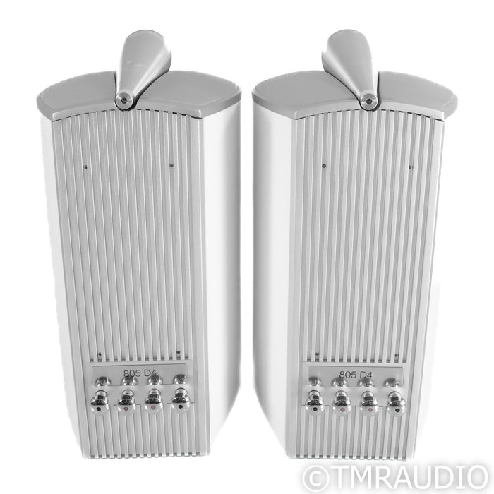 Bowers & Wilkins 805 D4 Bookshelf Speakers; White Pair