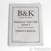 B&K Components Reference 7250 Series II Five Channel Power Amplifier