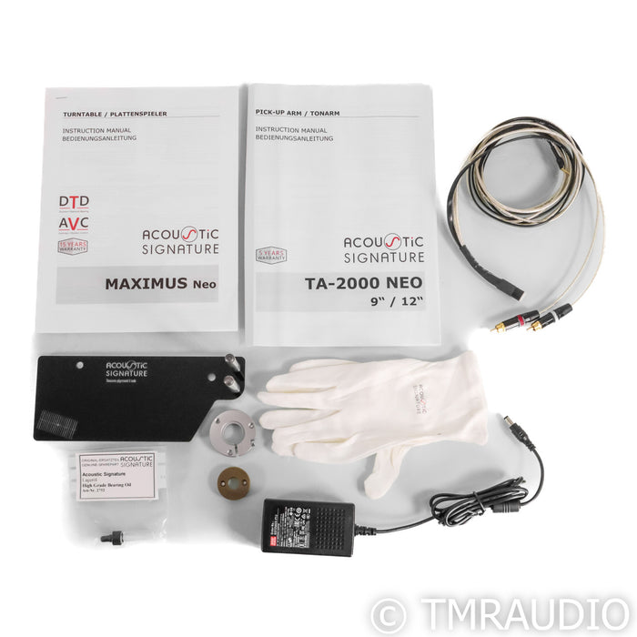 Acoustic Signature Maximus Neo Belt-Drive Turntable; TA-200NEO 9" (No Cartridge)