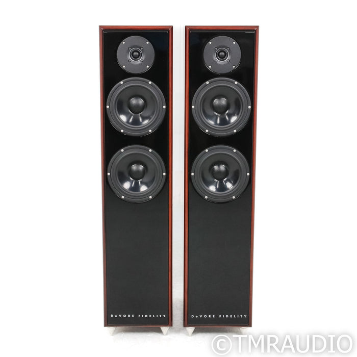 Devore Fidelity Gibbon Super Nine Floorstanding Speakers; Mahogany Pair