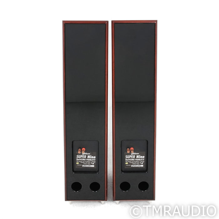 Devore Fidelity Gibbon Super Nine Floorstanding Speakers; Mahogany Pair
