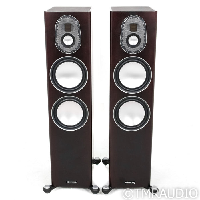 Monitor Audio Gold 300 5G Floorstanding Speakers; Dark Walnut Pair