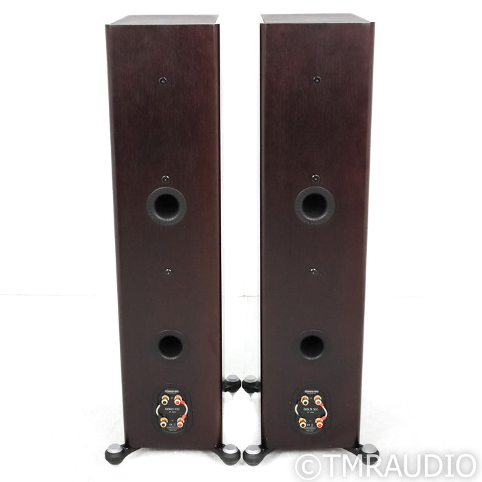 Monitor Audio Gold 300 5G Floorstanding Speakers; Dark Walnut Pair
