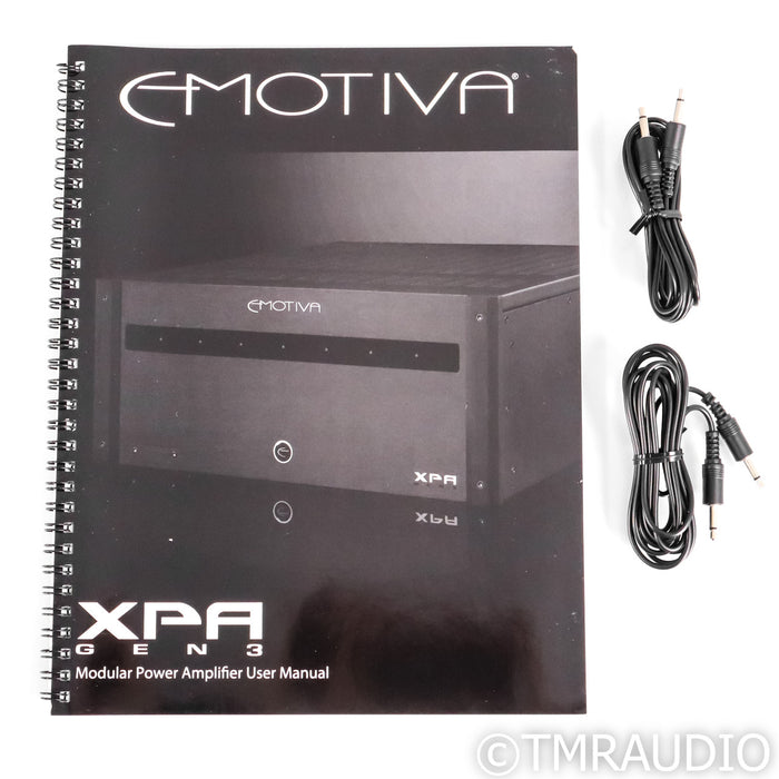 Emotiva XPA-DR1 Gen3 Monoblock Power Amplifiers; Pair