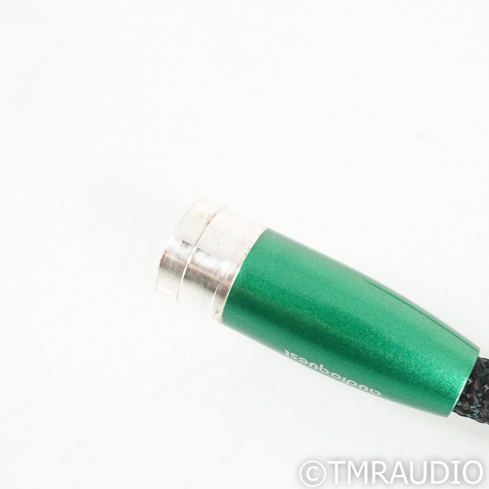 AudioQuest Earth XLR Cables; 0.5m Pair Balanced Interconnects; 72v DBS
