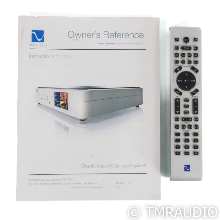 PS Audio DirectStream Memory Player CD & SACD Transport