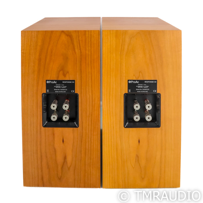 ProAc Response D2 Bookshelf Speakers; Cherry Pair