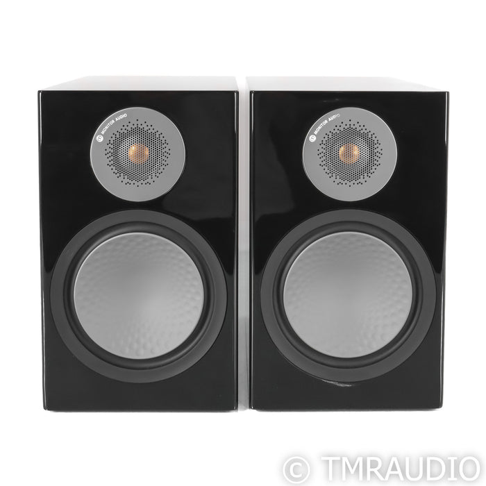 Monitor Audio Silver 100 6G Bookshelf Speakers; Black Pair