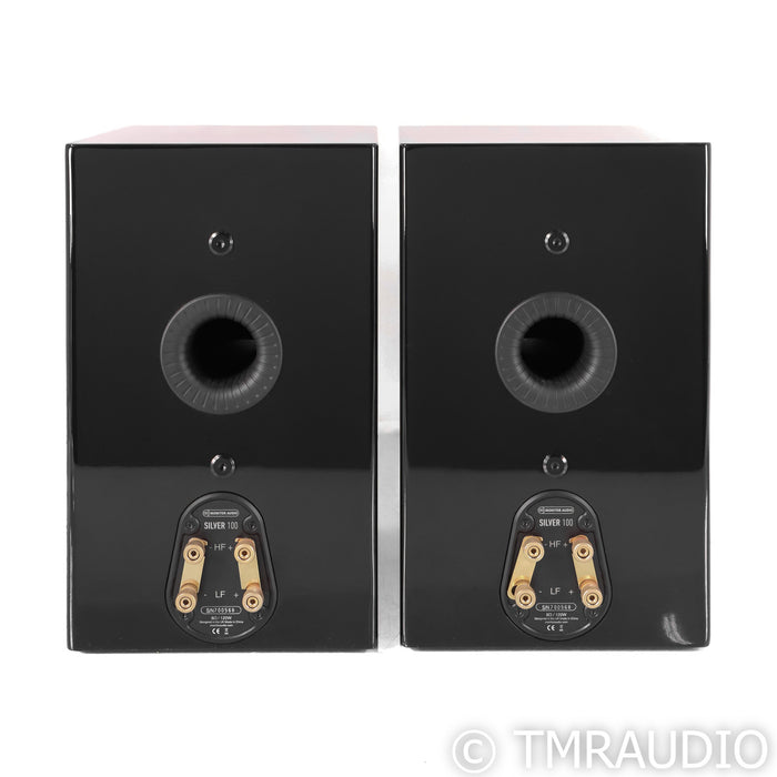 Monitor Audio Silver 100 6G Bookshelf Speakers; Black Pair