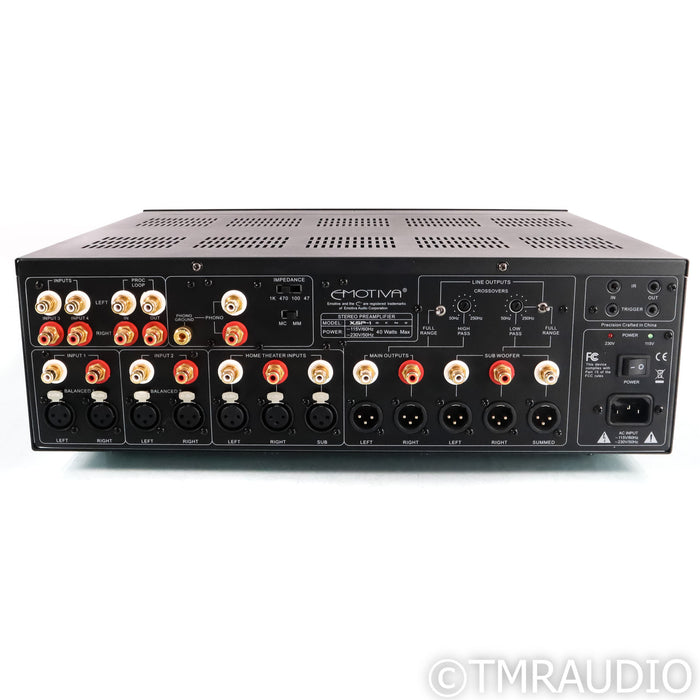 Emotiva XSP-1 Gen 2 2.1-Channel Preamplifier; MM & MC Phono