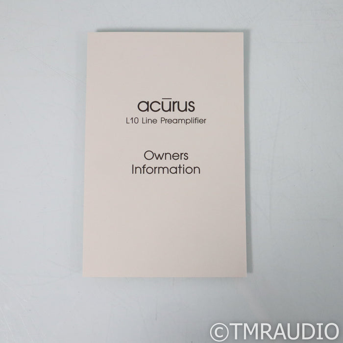 Acurus L10 Stereo Preamplifier