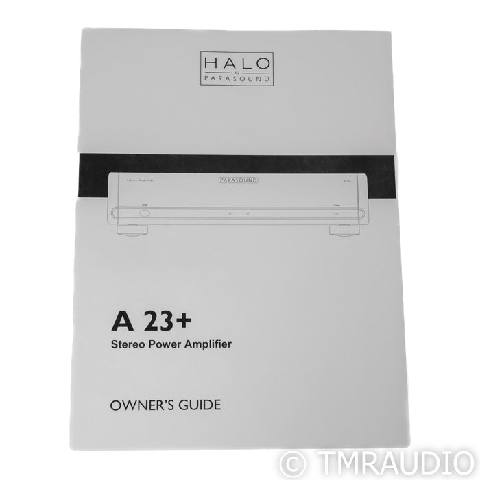 Parasound Halo A 23+ Stereo & Mono Power Amplifier