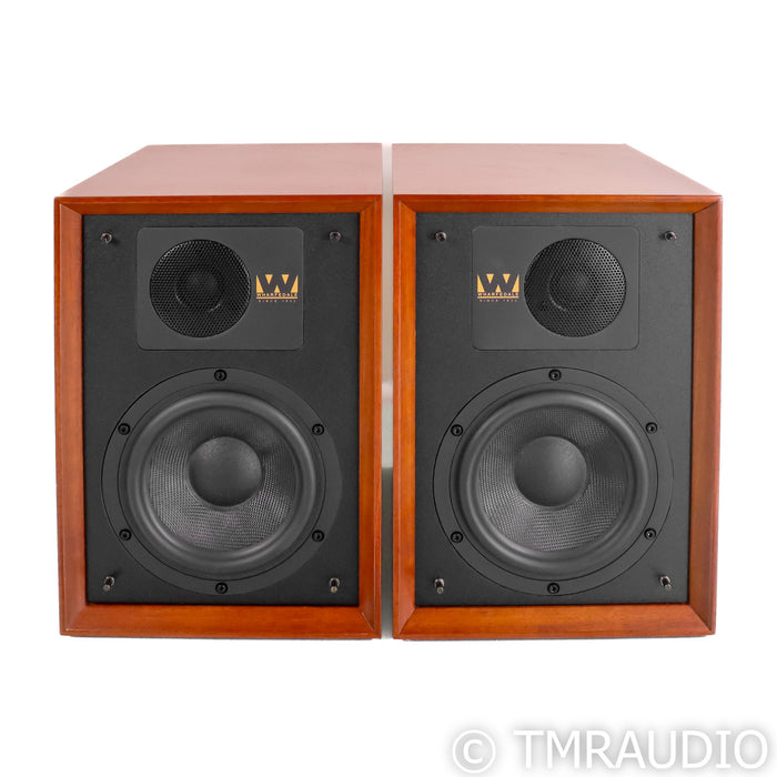 Wharfedale Denton 85th Anniversary Bookshelf Speakers; Red Mahogany Pair
