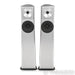 YG Acoustics Carmel Floorstanding Speakers; Brushed Aluminum Pair