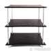 Quadraspire Q4 Evo 3 Shelf Component Rack; Black