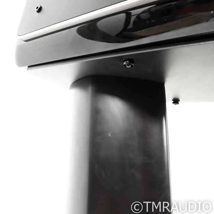 TAD Micro Evolution One Bookshelf Speakers; Piano Black Pair with Stands