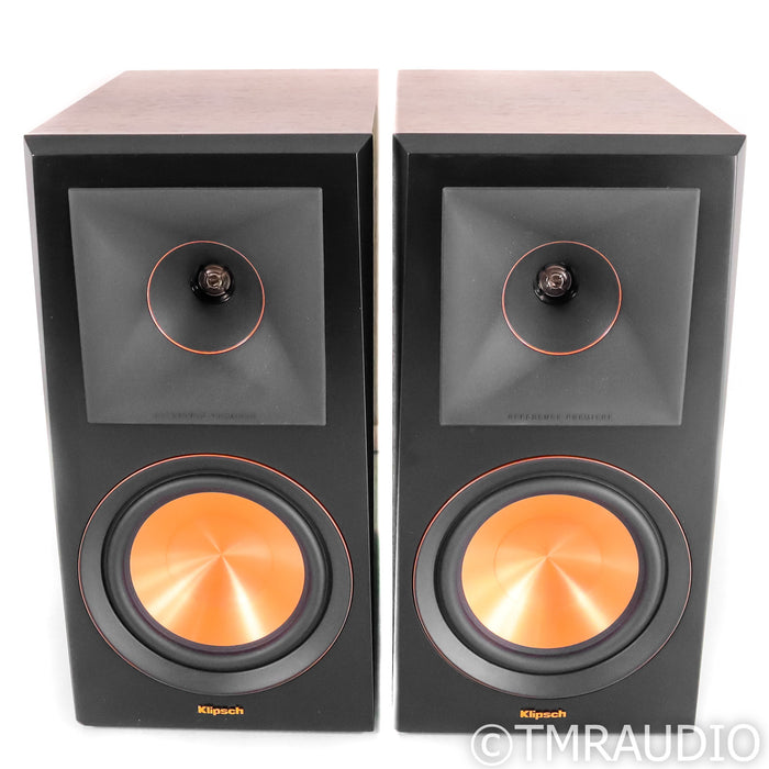 Klipsch RP-600m Bookshelf Speakers; Walnut Pair