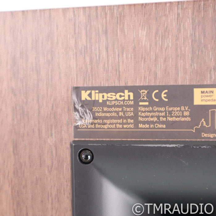 Klipsch RP-600m Bookshelf Speakers; Walnut Pair
