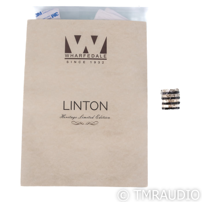 Wharfedale Linton 85th Anniversary Bookshelf Speakers; Black Pair