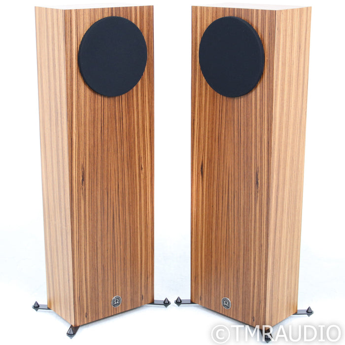 Omega Speaker Systems Junior Alnico XRS Floorstanding Speakers; Zebrawood Pair
