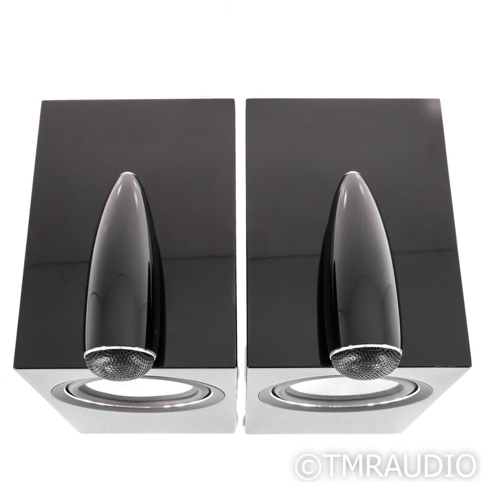 B&W 705 S2 Bookshelf Speakers; Gloss Black Pair