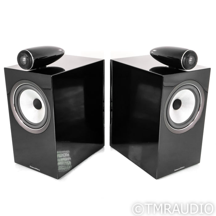 B&W 705 S2 Bookshelf Speakers; Gloss Black Pair