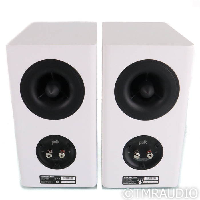 Polk Audio Reserve R200 Bookshelf Speakers; White Pair