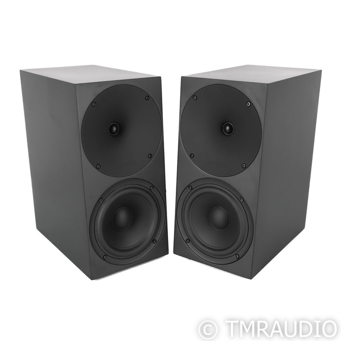 Buchardt A500 Wireless Powered Bookshelf Speakers; Black Pair (No Top Grills)