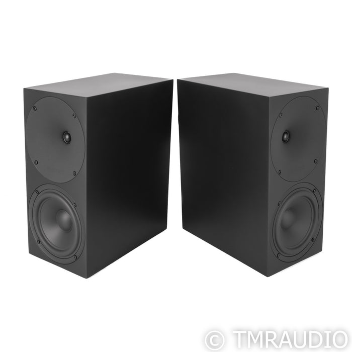 Buchardt A500 Wireless Powered Bookshelf Speakers; Black Pair (No Top Grills)