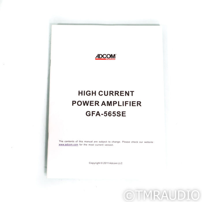 Adcom GFA-565se Stereo Power Amplifier