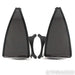 Borresen  X1 Bookshelf Speakers; Black Pair With Stands