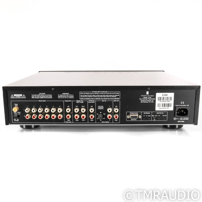 Parasound NewClassic Model 2100 Stereo Preamplifier; MM & MC Phono