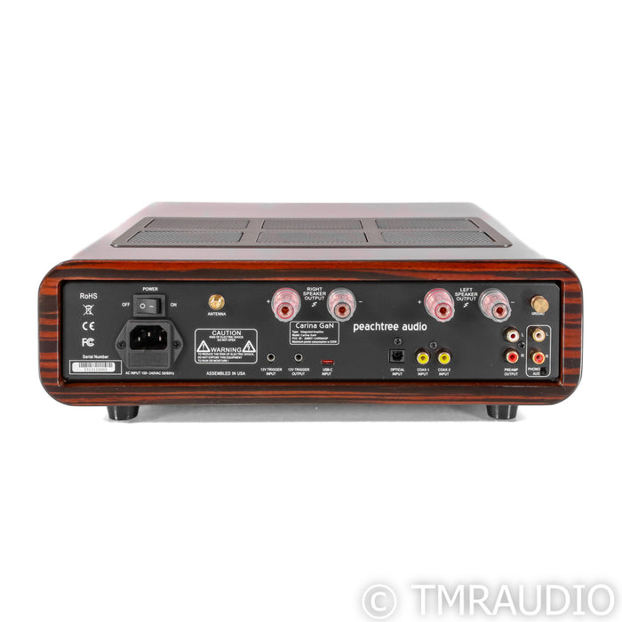 Peachtree Carina GaN Stereo Integrated Amplifier; Gloss Mocha; MM Phono