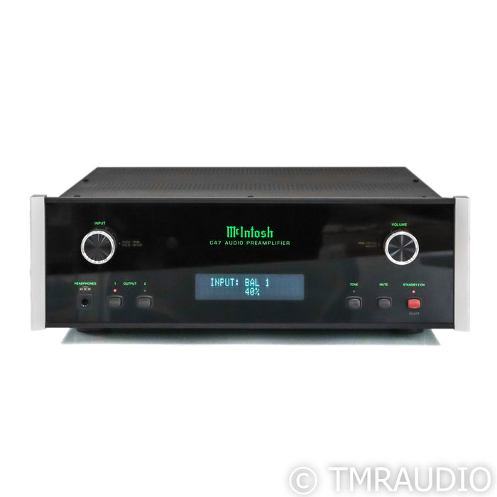 McIntosh C47 Stereo Preamplifier; MM & MC Phono