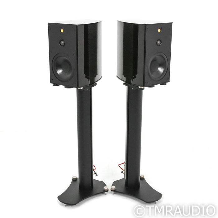 Wilson-Benesch Trinity Bookshelf Speakers; Black Pair w/ Integrated Stands
