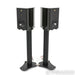 Wilson-Benesch Trinity Bookshelf Speakers; Black Pair w/ Integrated Stands