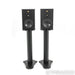 Wilson-Benesch Trinity Bookshelf Speakers; Black Pair w/ Integrated Stands