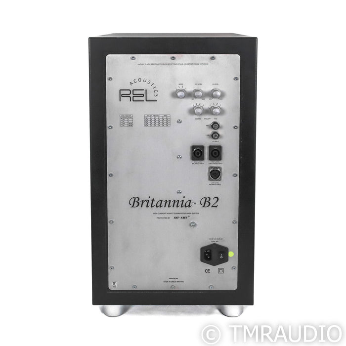 REL Acoustics Britannia B2 10" Powered Subwoofer; Black
