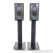 Sonus Faber Olympica I Bookshelf Speakers; Black Pair w/ Stands