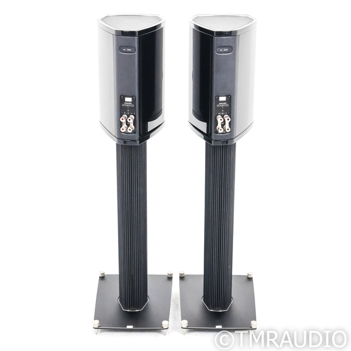 Sonus Faber Olympica I Bookshelf Speakers; Black Pair w/ Stands
