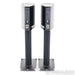 Sonus Faber Olympica I Bookshelf Speakers; Black Pair w/ Stands