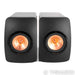KEF LS50 Bookshelf Speakers; Black Pair