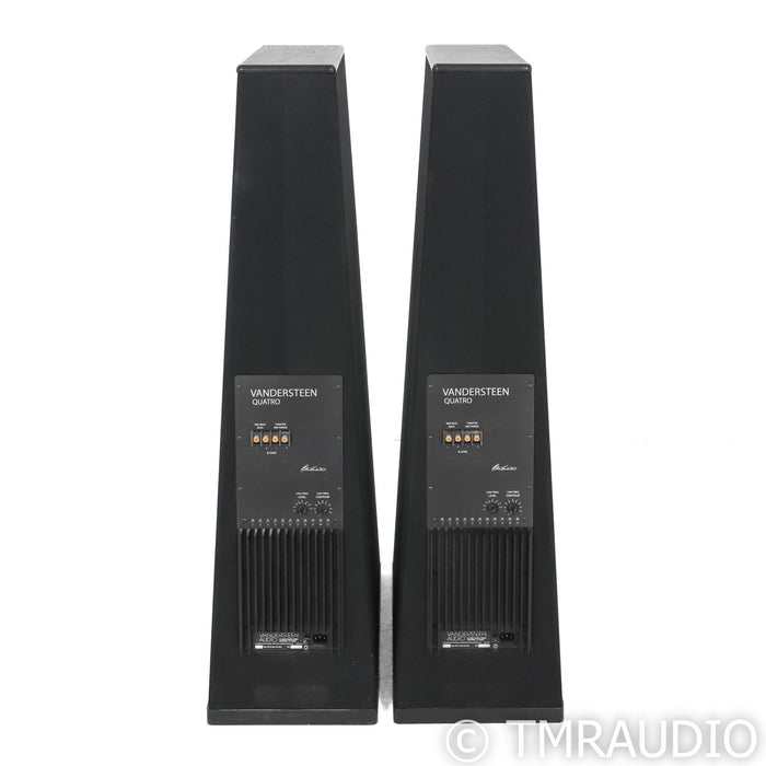 Vandersteen Quatro Floorstanding Speakers; Original Fab Version; Black Pair