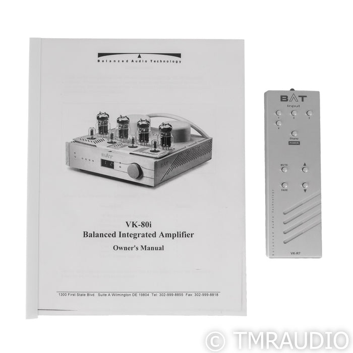BAT VK-80i Stereo Tube Integrated Amplifier (Demo w/ Warranty)