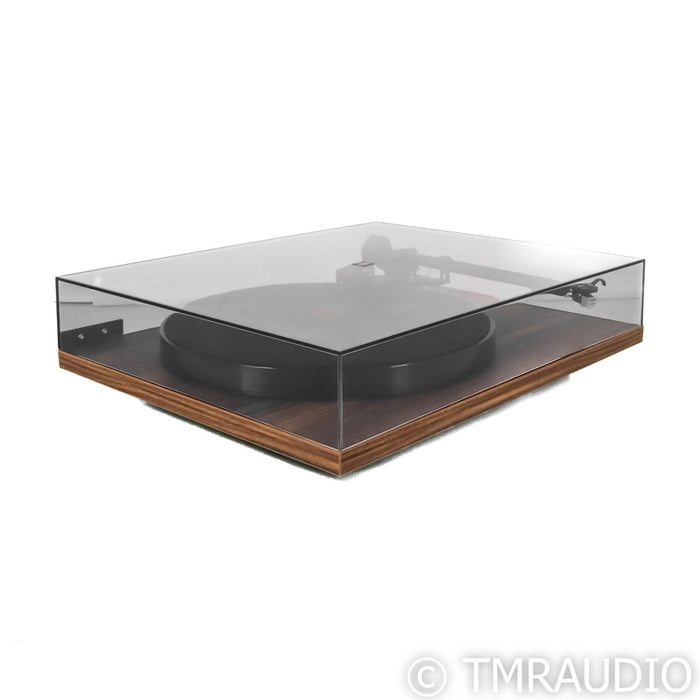 Rega Planar 1 Plus Belt Drive Turntable; Walnut; Carbon MM Cartridge (Open Box)