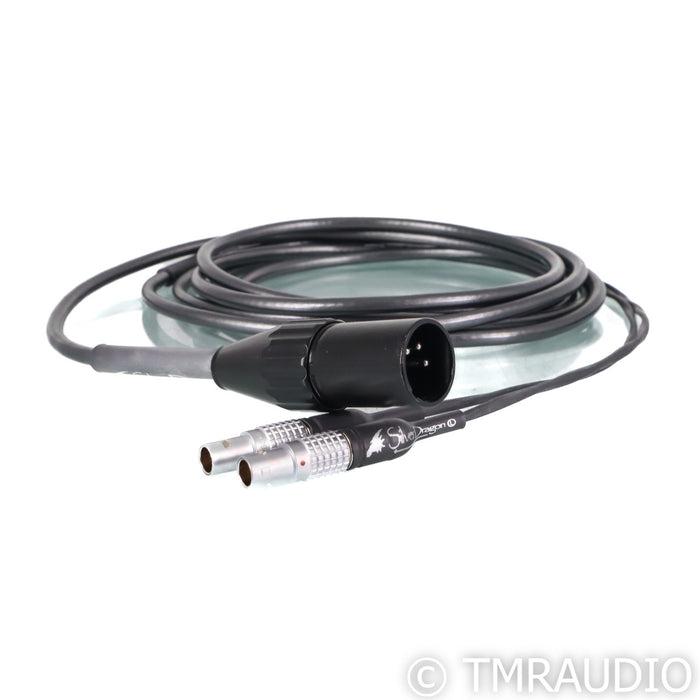 Moon Audio Silver Dragon Headphone Cable; 10' 2-Pin LEMO to 4-Pin XLR
