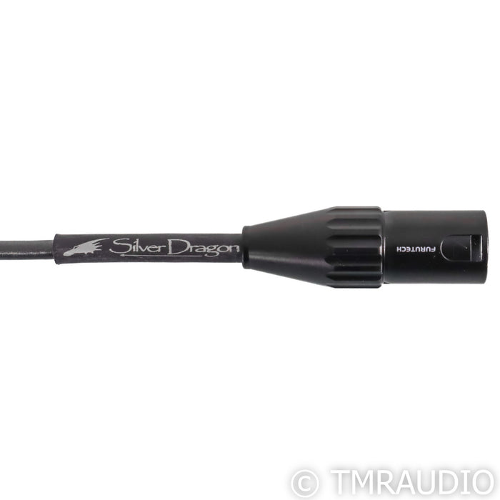 Moon Audio Silver Dragon Headphone Cable; 10' 2-Pin LEMO to 4-Pin XLR